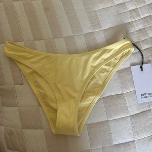 Yellow swimwear bottom by Girlfriend Collective (NWT)